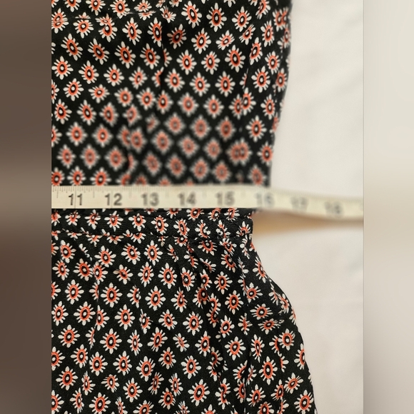 Up By Ultra Junior Pink Blue & Pink Floral Tank Top And Short Romper Size Large - Picture 8 of 12